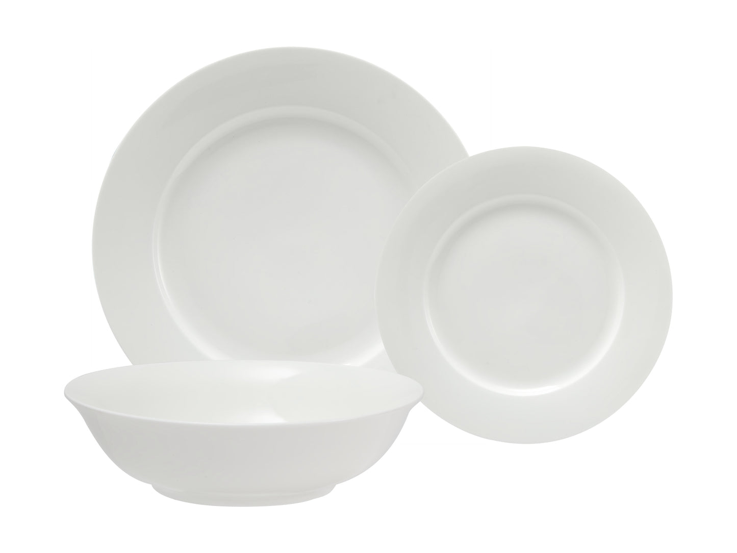 Maxwell & Williams White Basics European Rim Dinner Set
