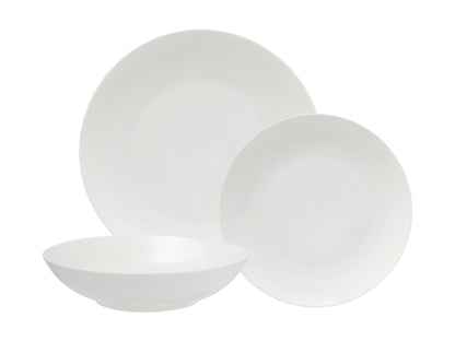 Maxwell & Williams White Basics Tribeca Coupe Dinner Set 12pc Gift Boxed