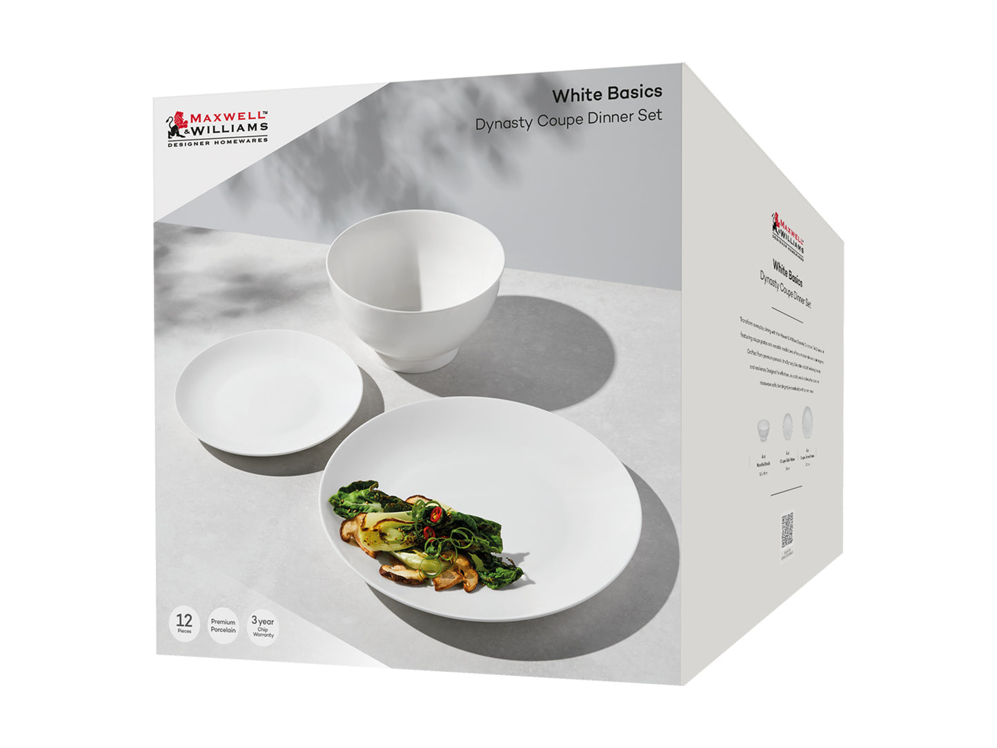 Maxwell & Williams White Basics Dynasty Coupe Dinner Set