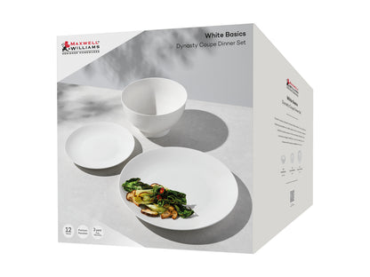 Maxwell & Williams White Basics Dynasty Coupe Dinner Set