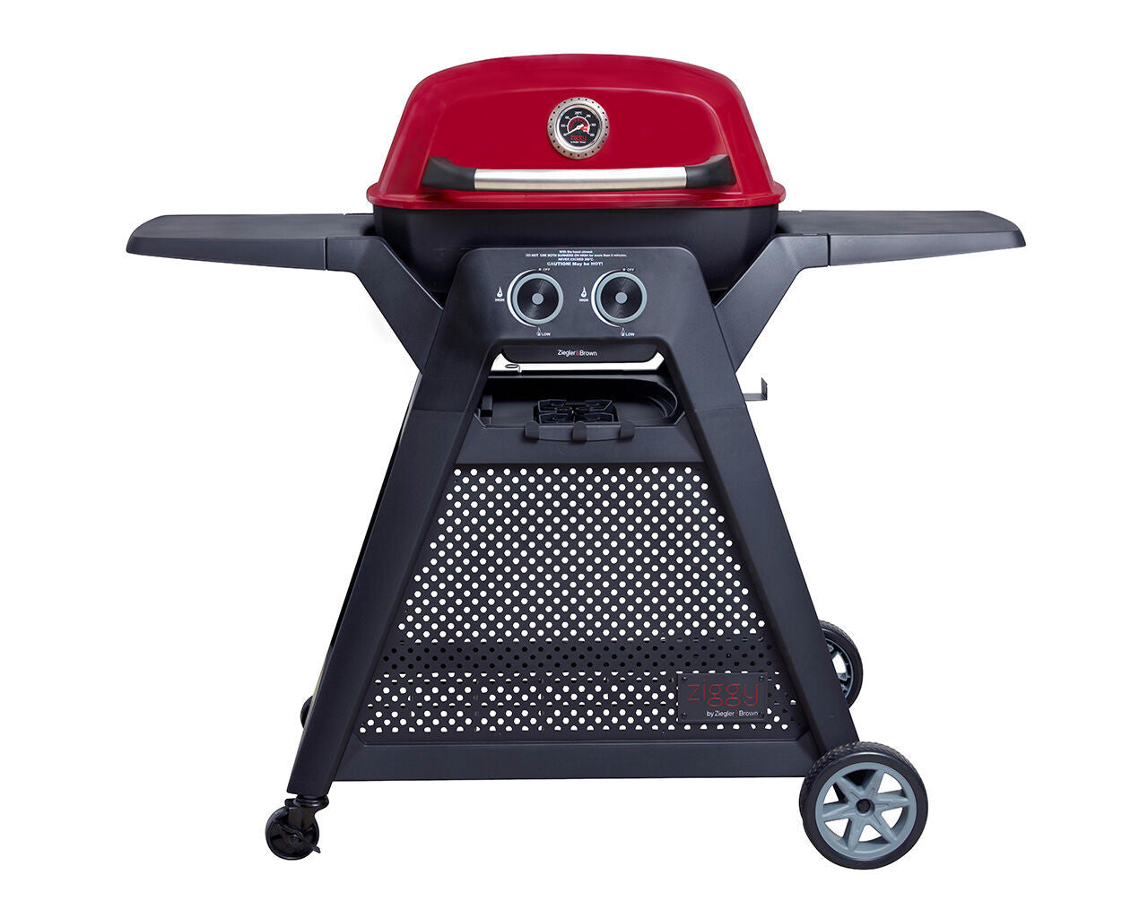 Ziggy 2 Burner Elite Red BBQ LPG