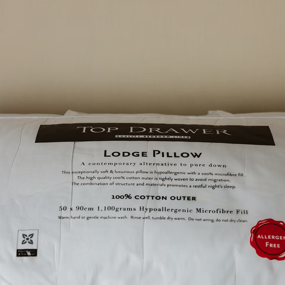 Top Drawer Microfibre Lodge Pillow