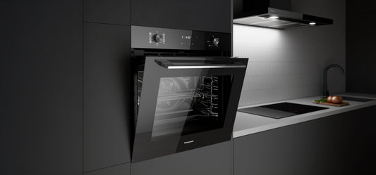 Panasonic Black 60cm 78L Built-In Grill Oven
