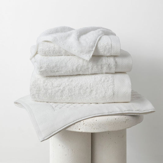 Baksana Bamboo Towels White