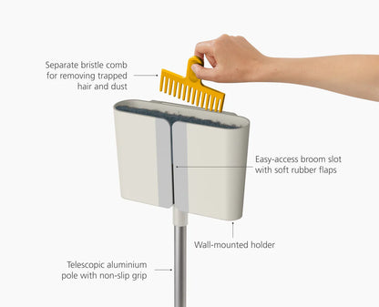 CleanTech™ Wall-Mounted Broom