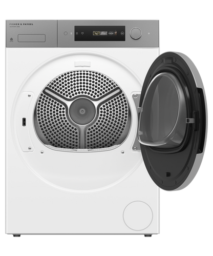 F&P  10kg Series 7 Contemporary Heat Pump Dryer  Woolmark Black