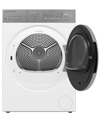 F&P  8kg Series 5 Contemporary Heat Pump Dryer Woolmark Black
