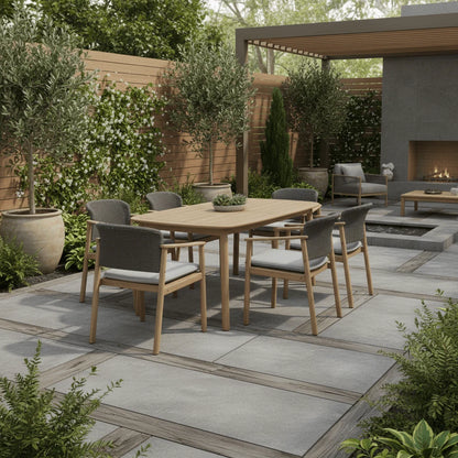 Freeport Outdoor 9 piece Dining Set