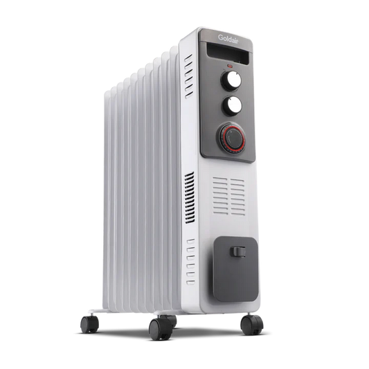 Goldair 11 Fin Oil Column Heater with Timer & Fan 2400W