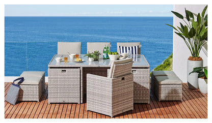 Sorrento 11-Piece Outdoor Dining Setting