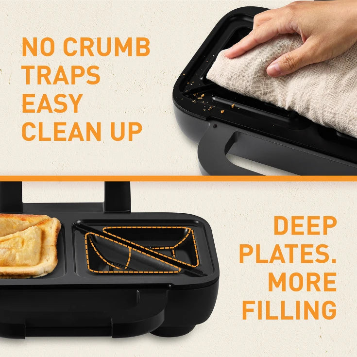 Sunbeam Turbo Crunch 2 slice Toastie Maker