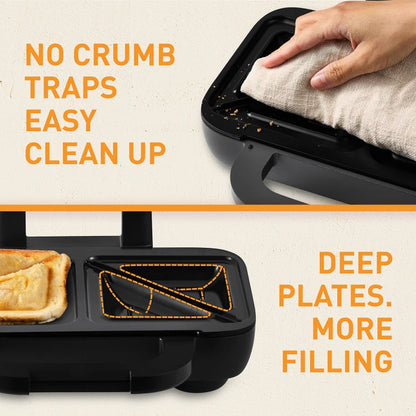 Sunbeam Turbo Crunch 2 slice Toastie Maker
