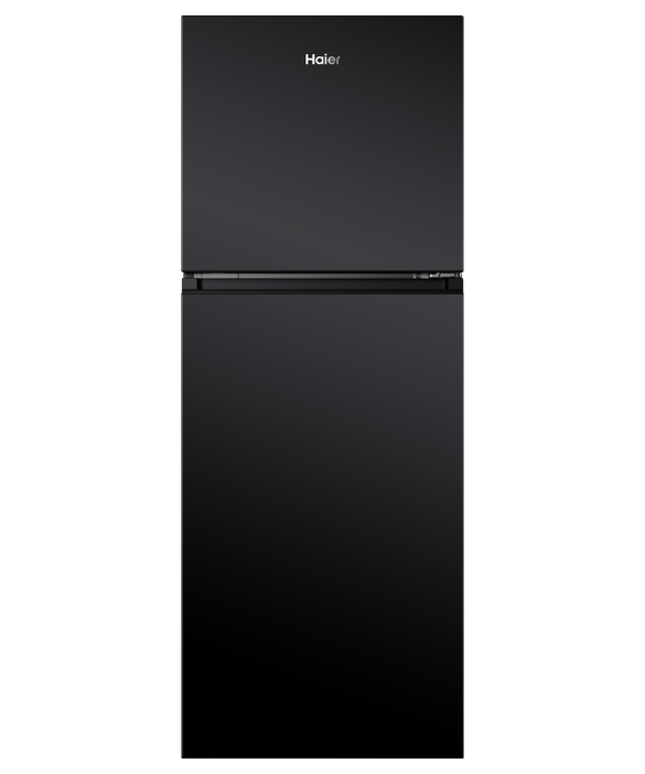 Haier 208L 300 Series Top Mount Fridge Freezer Black