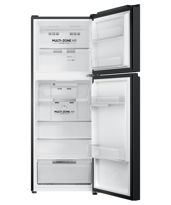 Haier 208L 300 Series Top Mount Fridge Freezer Black