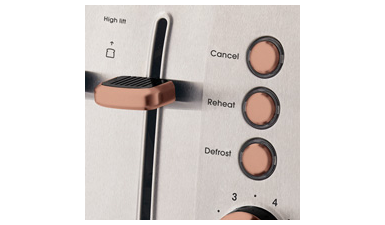Russell Hobbs Brooklyn 4 Slice Toaster - Copper