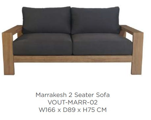 Marrakesh 2 Seat Outdoor Sofa