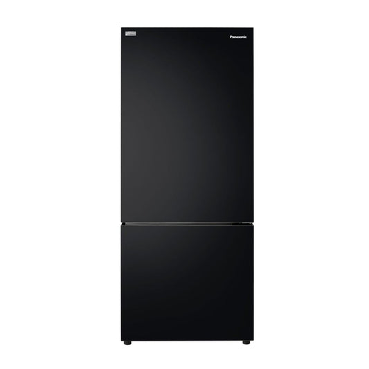 Panasonic 380L Bottom Mount Fridge Freezer (Black)