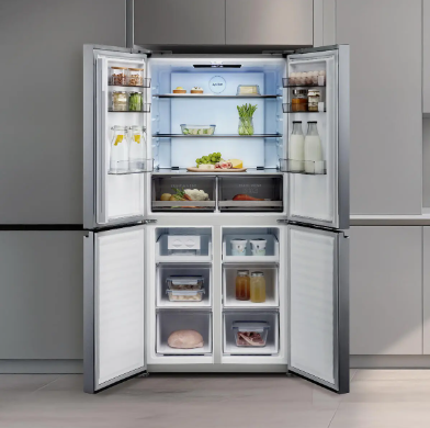 Panasonic 503L 4 Door Silver Fridge Freezer