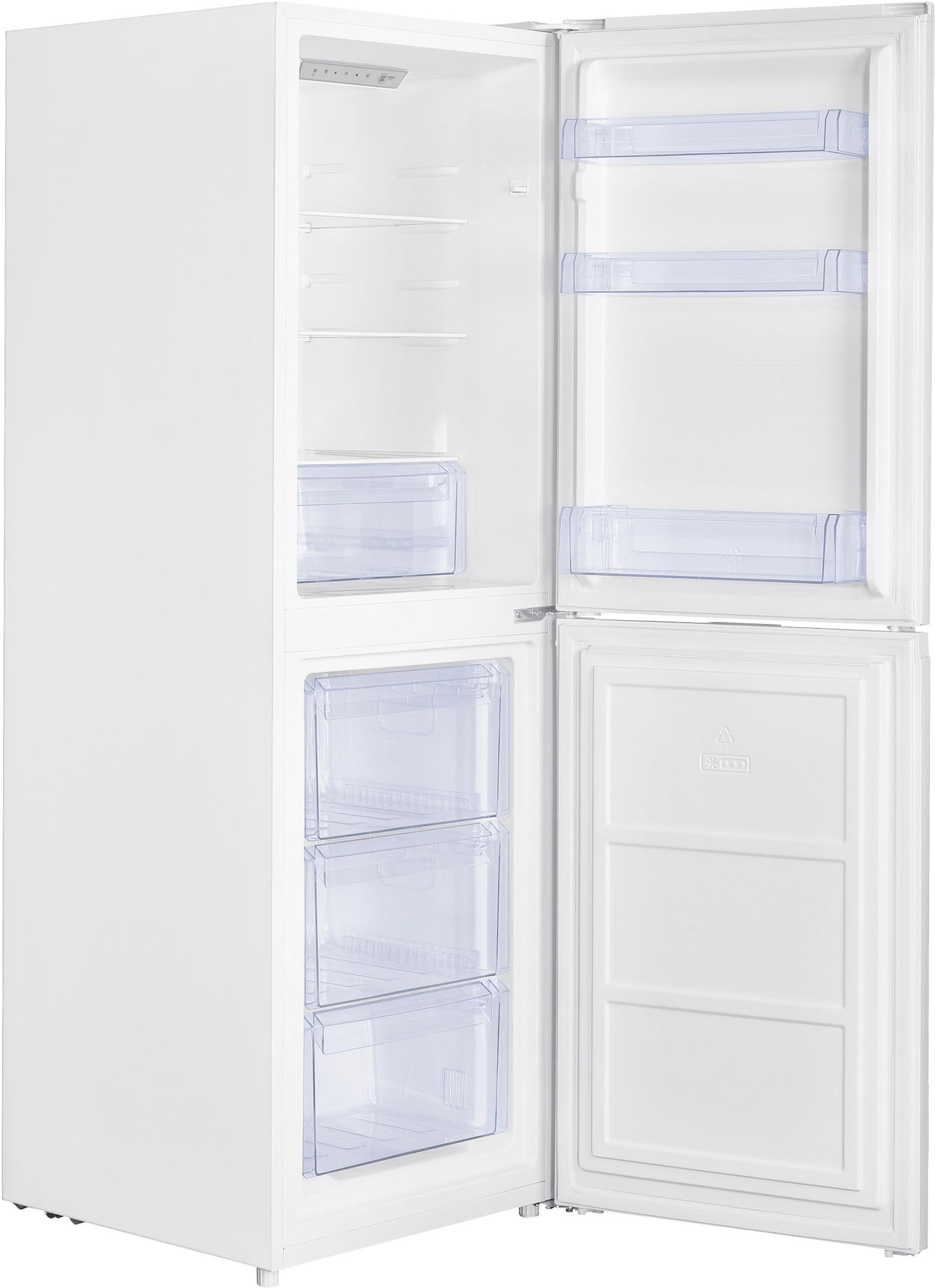 Beko 230L Bottom Mount Fridge Freezer White