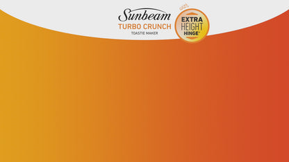 Sunbeam Turbo Crunch 2 slice Toastie Maker