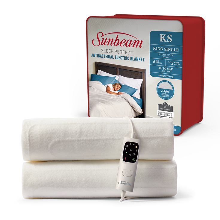 Sunbeam Sleep perfect antibacterial electric blanket